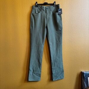 ONeill Venture Heather Hybrid Mens Pants Size 28 Olive Green Modern Fit Stretch